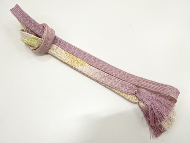 JAPANESE KIMONO / HANDTIED OBIJIME CORD 